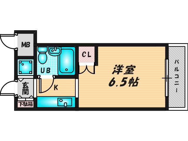 シンプルで使い勝手の良い間取り 