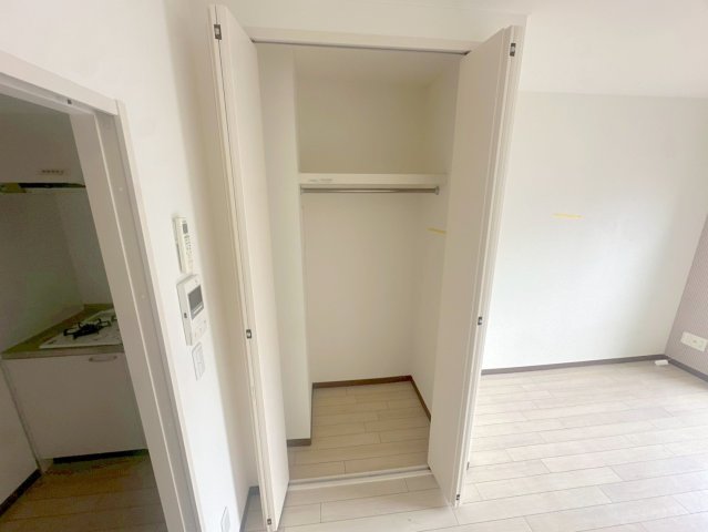 しっかり収納スペースも確保。使いやすいお部屋です。 