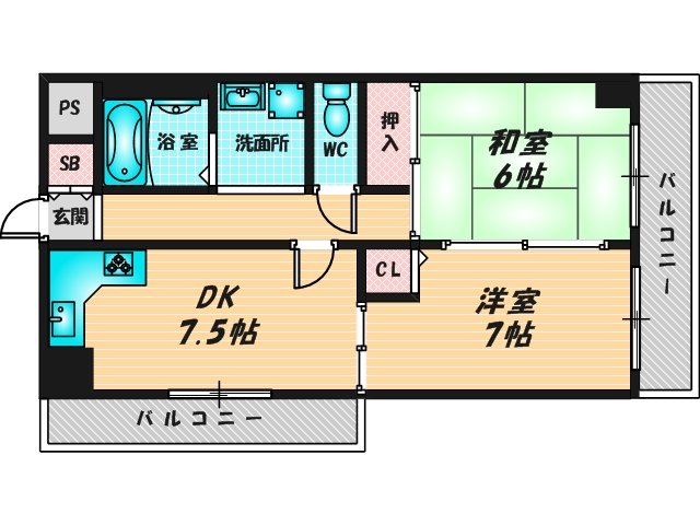 和室のあるゆったりした間取です。一度ご覧ください。 