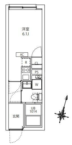 1階の間取り図