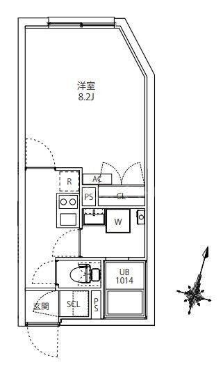 2階の間取り図