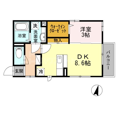 2階の間取り図