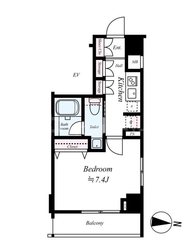 6階の間取り図