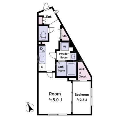 4階の間取り図