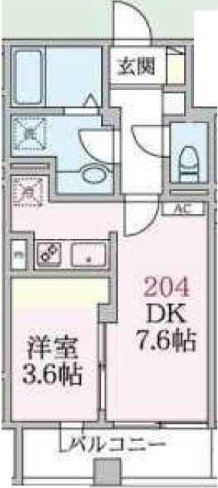 2階の間取り図