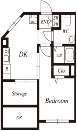 1階の間取り図