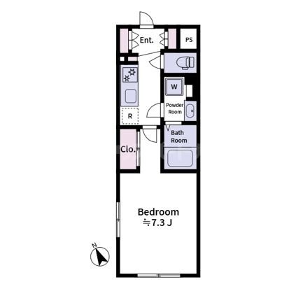4階の間取り図