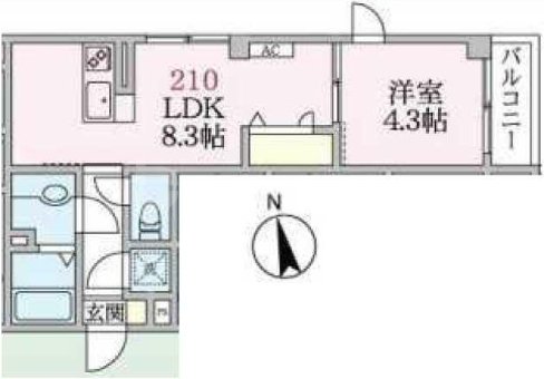 2階の間取り図