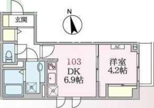 1階の間取り図