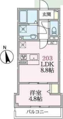 2階の間取り図