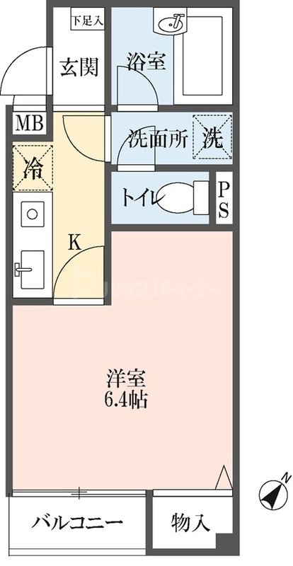 2階の間取り図