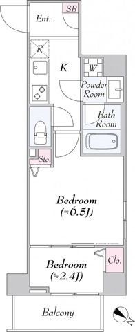 4階の間取り図