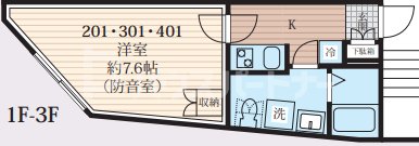 3階の間取り図