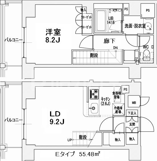 15階の間取り図
