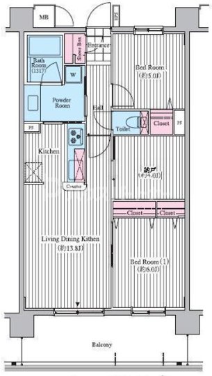 14階の間取り図