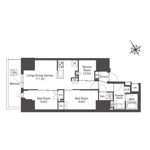 11階の間取り図