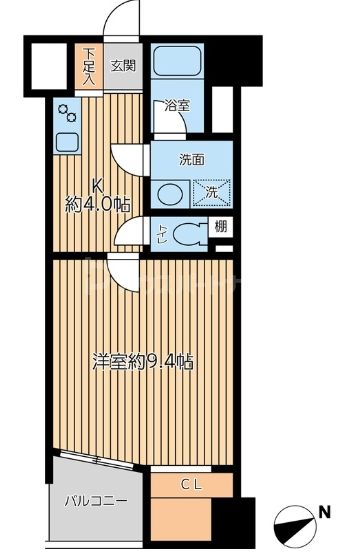 1階の間取り図