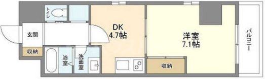 8階の間取り図