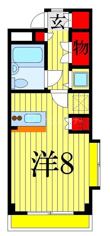 2階の間取り図