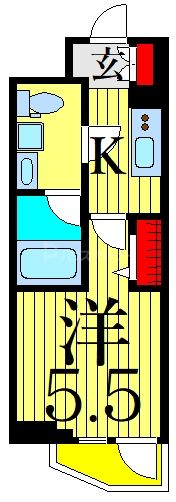 4階の間取り図