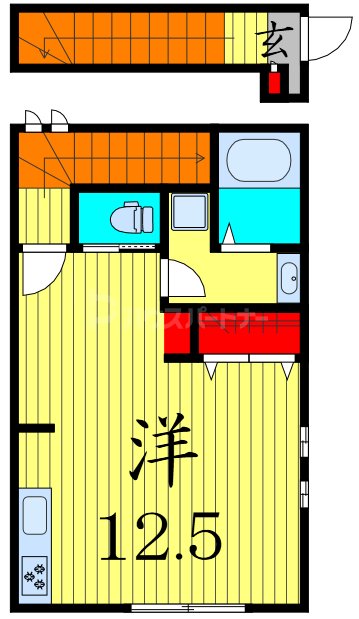 2階の間取り図