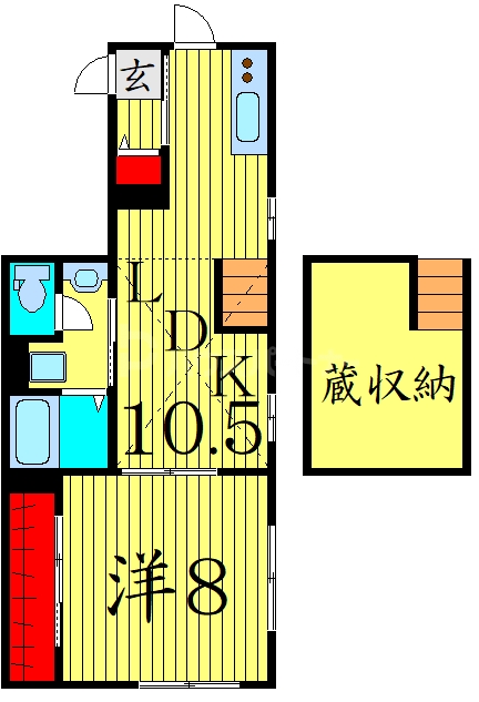 1階の間取り図