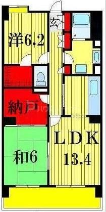 8階の間取り図