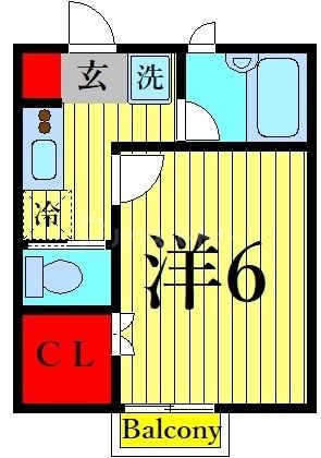 2階の間取り図