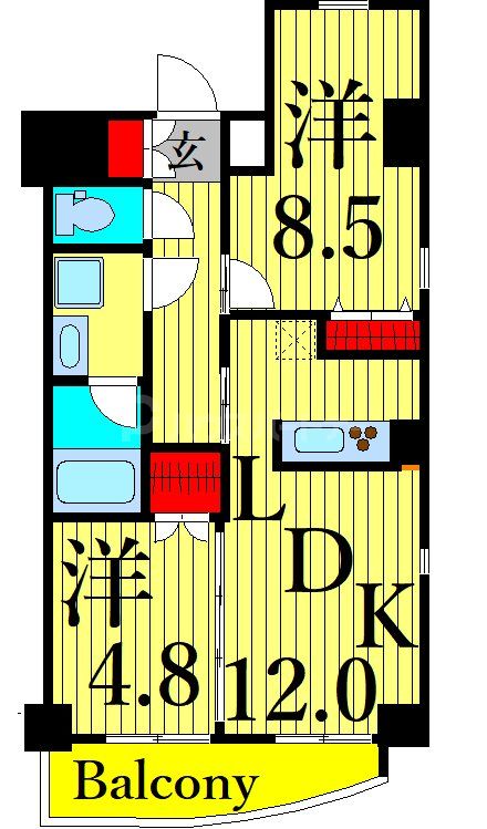 13階の間取り図