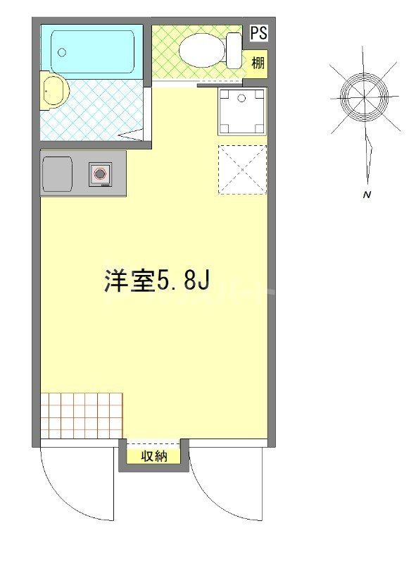 1階の間取り図