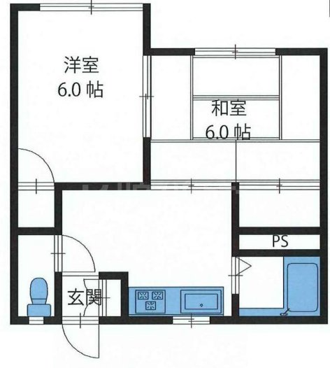 1階の間取り図