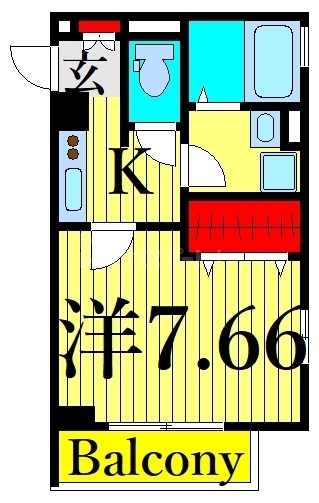 1階の間取り図