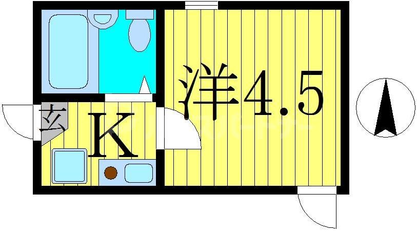1階の間取り図