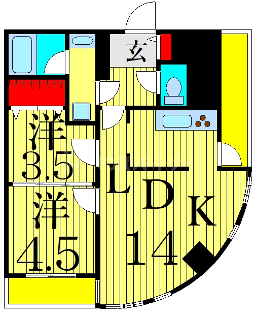 5階の間取り図
