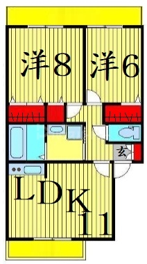 1階の間取り図