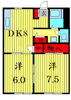 1階の間取り図