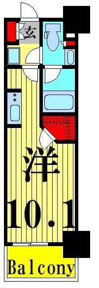 8階の間取り図