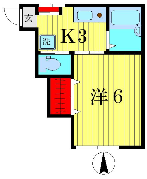 2階の間取り図