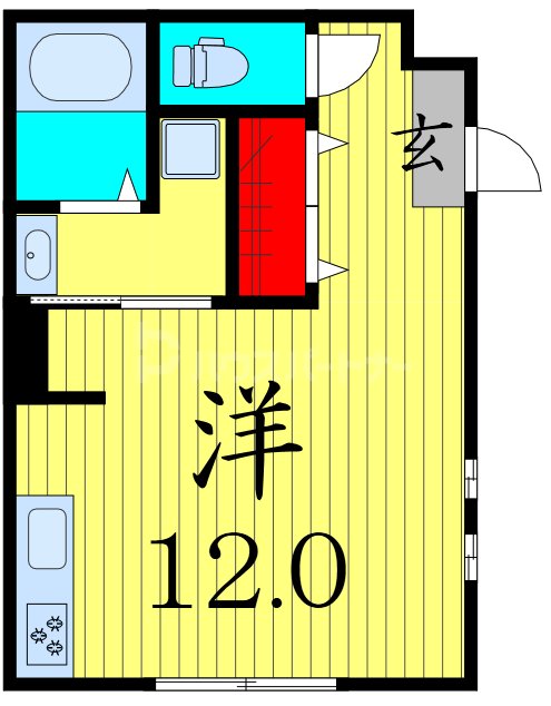 1階の間取り図
