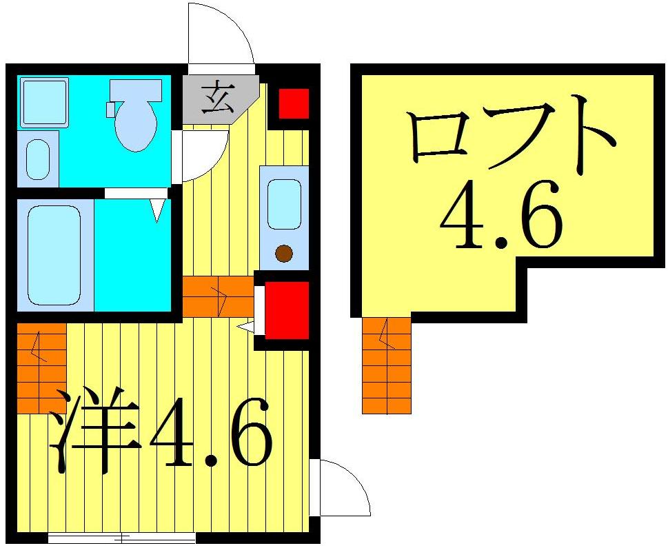 2階の間取り図
