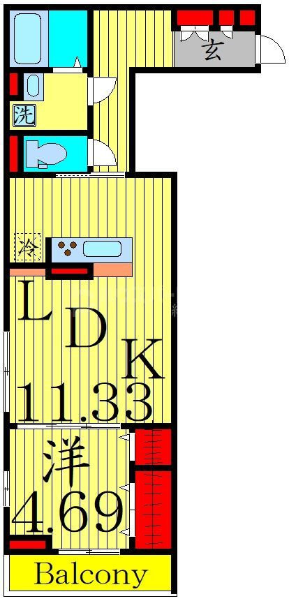 3階の間取り図