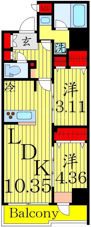 5階の間取り図