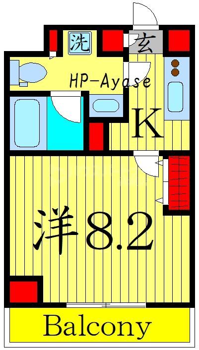 7階の間取り図
