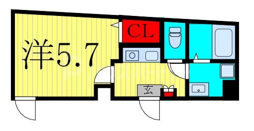 2階の間取り図