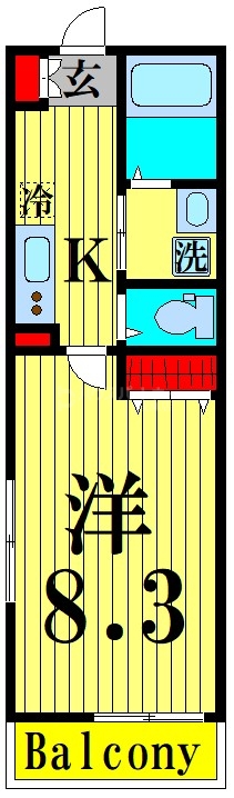 1階の間取り図