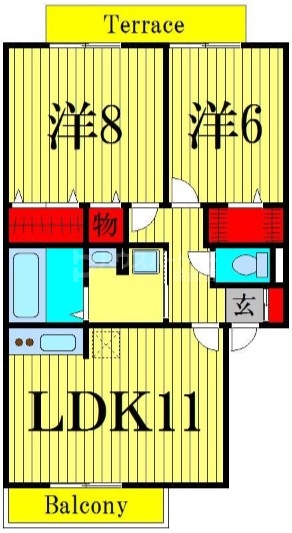 1階の間取り図