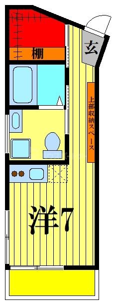 2階の間取り図