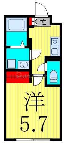 4階の間取り図