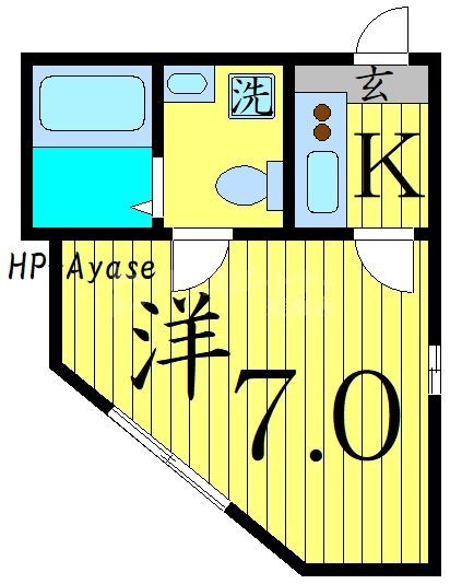 2階の間取り図