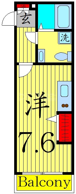 2階の間取り図